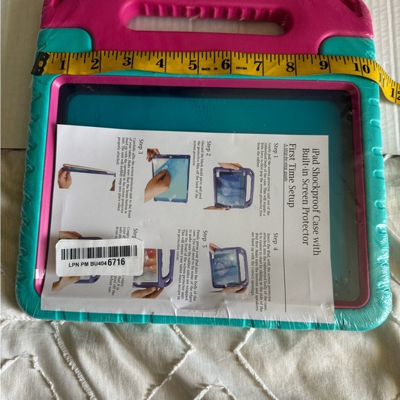 Kids shockproof iPad cover with handle - Picture 4 of 6